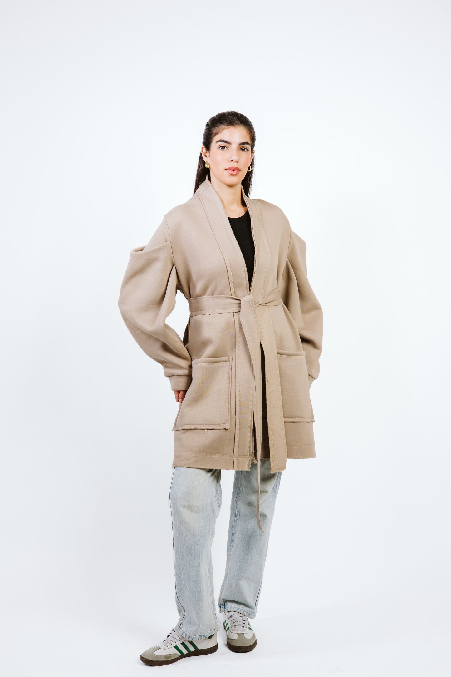 Melton Jacket Beige