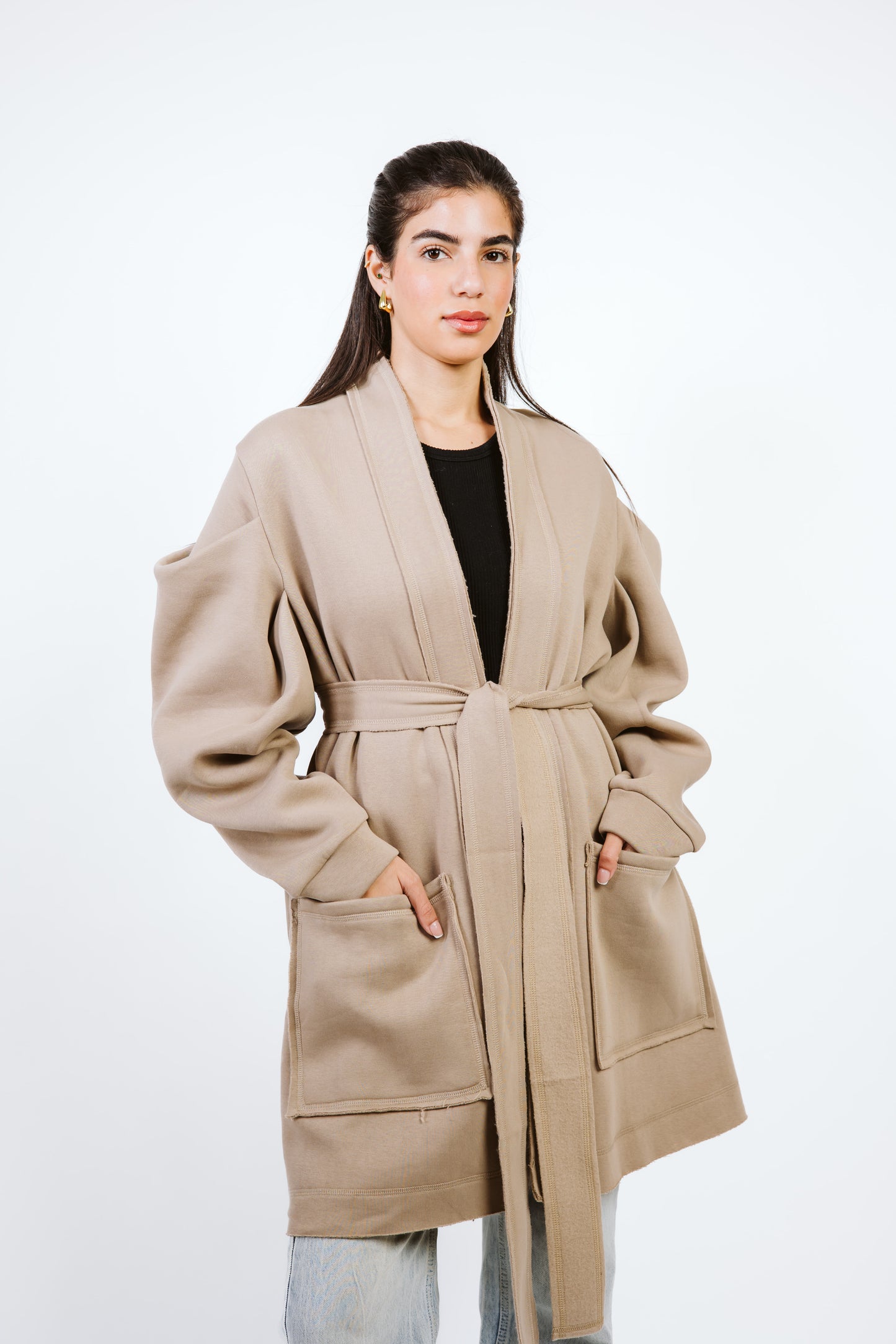 Melton Jacket Beige